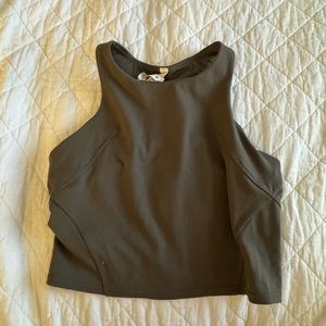 lululemon high neck racer back bra top